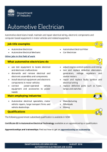 Automotive Electrician