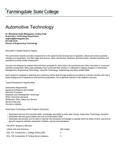 Automotive Technology - Farmingdale State College