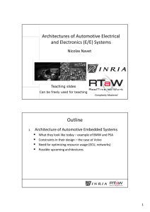Architectures of Automotive Electrical