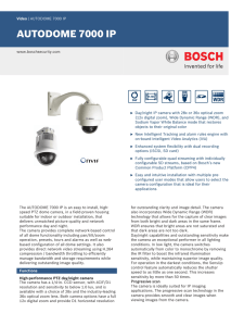 autodome 7000 ip - Bosch Security Systems