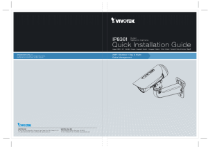 Vivotek IP8361 Quick Installation Guide