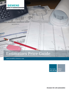 Estimators Price Guide