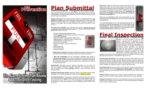 Fire Alarm System Plan Review and Acceptance Testing