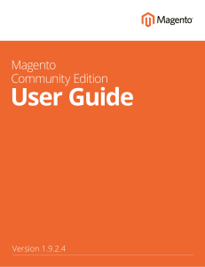 Magento Community Edition User Guide