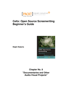 Celtx: Open Source Screenwriting Beginner`s Guide