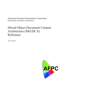MO:DCA Reference (Mixed Object Document