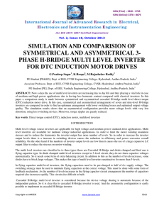 simulation and comparision of symmetrical and asymmetrical 3