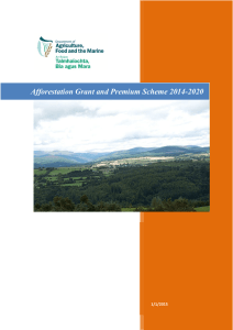 Afforestation Grant and Premium Scheme 2014-2020