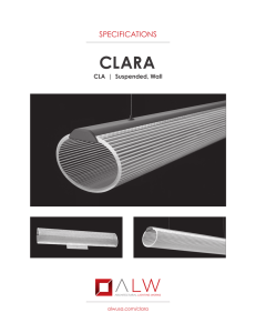 Clara (CLA) Specification Sheet