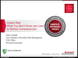 Introduction to Insider Risk Management