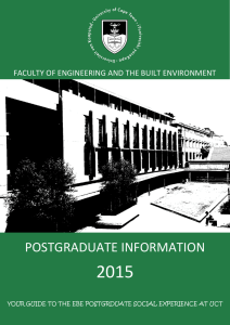 (EBE) Postgraduate Studies booklet 2015