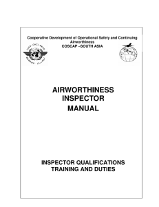 airworthiness inspector manual