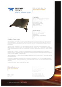DR073 - Teledyne Microwave Solutions