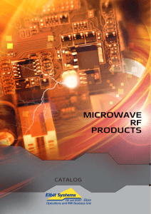 microwave rf products - ELISRA Microwave Division