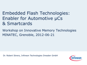 Embedded Flash Technologies: Enabler for Automotive µCs
