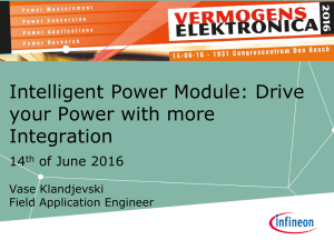 Intelligent Power Module: Drive your Power with more Integration