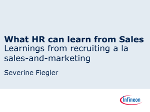What HR can learn from Sales Learnings from recruiting a la sales