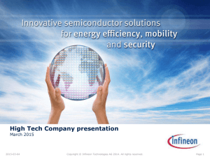High Tech Company presentation