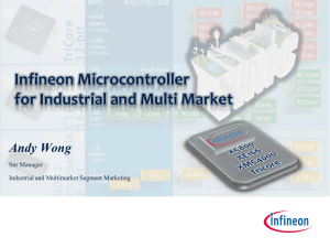 Infineon Microcontroller for Industrial and Multi Market