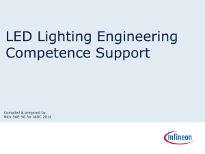 LED Lighting Engineering Competence Support