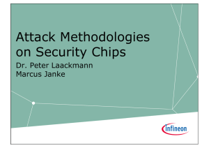 Attack Methodologies on Security Chips