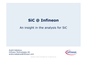 SiC @ Infineon - EUFANET the EUropean Failure Analysis NETwork