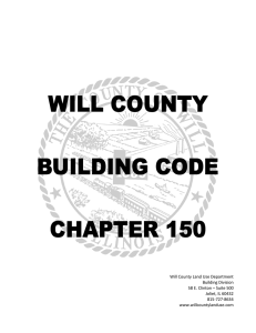 Will County Building Ordinance