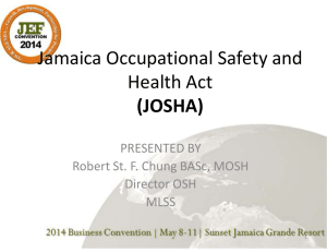 Jamaica Occupational Safety and Health Act