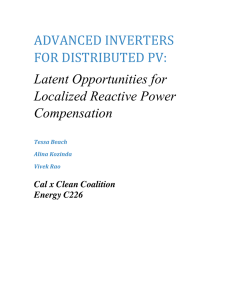 Advanced Inverters for Distributed PV: Latent