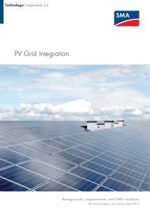 TechnologyCompendium 3.4 - PV Grid Integration