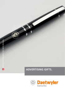 Advertising Gifts Booklet