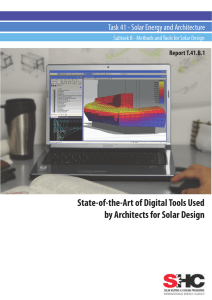 State-of-the-Art of Digital Tools Used by Architects for Solar Design