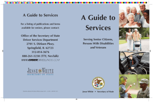 A Guide to Services - Illinois Secretary of State