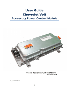User Guide Chevrolet Volt