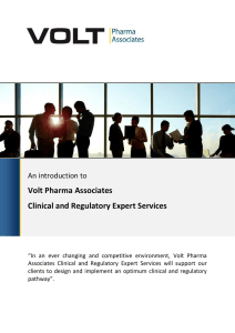 Clinical and Regulatory Expert Services - Volt