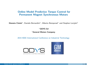 Online Model Predictive Torque Control for Permanent Magnet