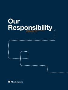 CR Report 2015 - Aker Solutions
