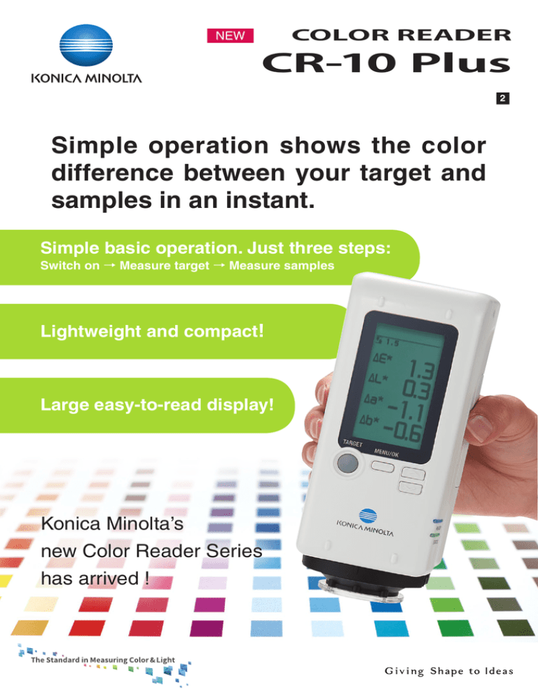 CR10 Plus Konica Minolta