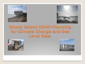 Rhode Island CRMC-Planning for Climate Change