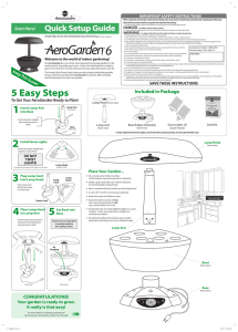 Simple Steps to Get Your AeroGarden Up and Growing