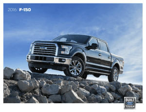 2016 Ford F-150 Brochure