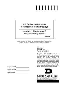 1.5" Lamp bank Information, ED-10586