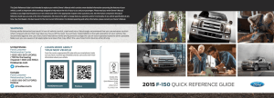 2015 f-150 quick reference guide