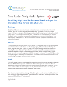 Case Study - Grady Health System