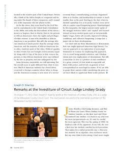 Remarks at the Investiture of Circuit Judge Lindsey Grady