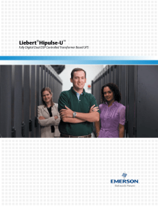 Liebert Hipulse U 80-500kVA