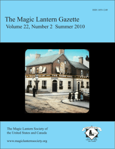 The Magic Lantern Gazette - SDSU Library and Information Access