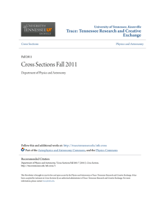 Cross Sections Fall 2011 - Trace: Tennessee Research and