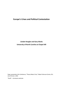 Europe`s Crises and Political Contestation