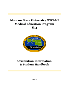 Student Handbook - Montana State University